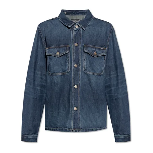 Shirts > Denim Shirts - - Tom Ford - Modalova