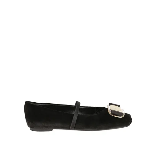 Shoes > Flats > Ballerinas - - Ferragamo - Modalova