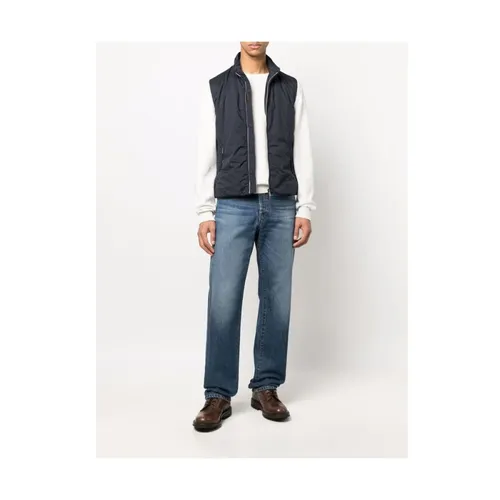 Moorer - Jackets > Vests - Blue - Moorer - Modalova