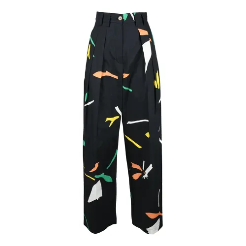 Trousers > Wide Trousers - - Alysi - Modalova