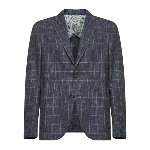 Etro - Jackets > Blazers - Blue - Etro - Modalova