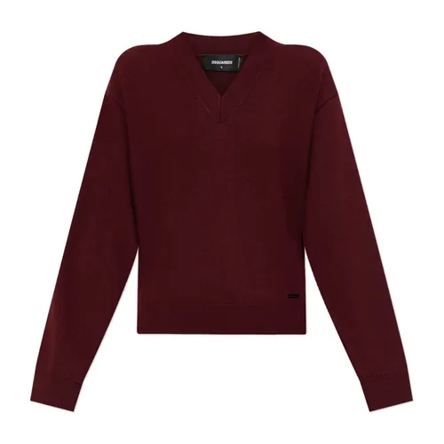 Knitwear > V-neck Knitwear - - Dsquared2 - Modalova
