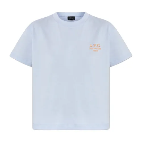 A.p.c. - Tops > T-Shirts - Blue - A.p.c. - Modalova
