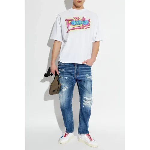 Tops > T-Shirts - - Dsquared2 - Modalova