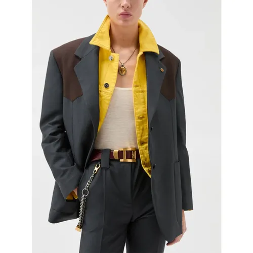 Jackets > Blazers - - Versace - Modalova