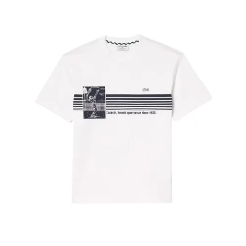 Lacoste - Tops > T-Shirts - White - Lacoste - Modalova