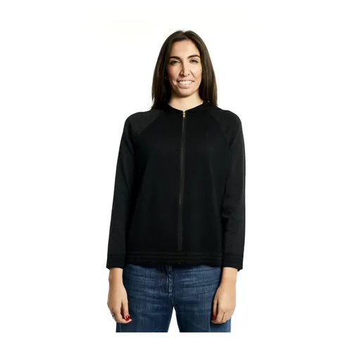 Sweatshirts & Hoodies > Zip-throughs - - Marina Rinaldi - Modalova