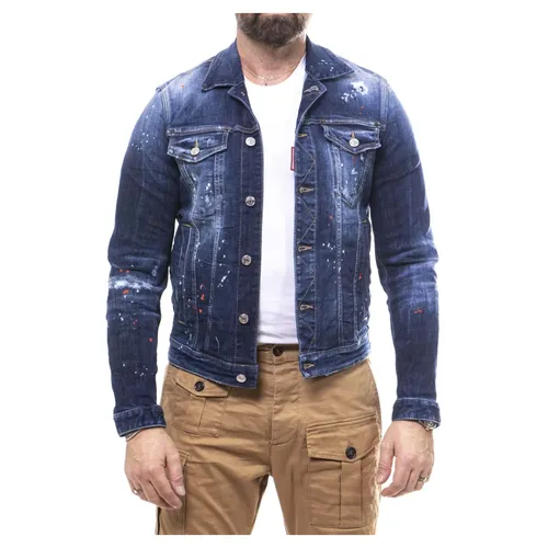 Jackets > Denim Jackets - - Dsquared2 - Modalova