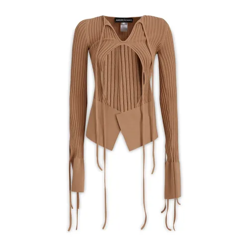 Tops > Long Sleeve Tops - - Andrea Adamo - Modalova