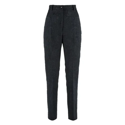 Trousers > Cropped Trousers - - Dolce & Gabbana - Modalova