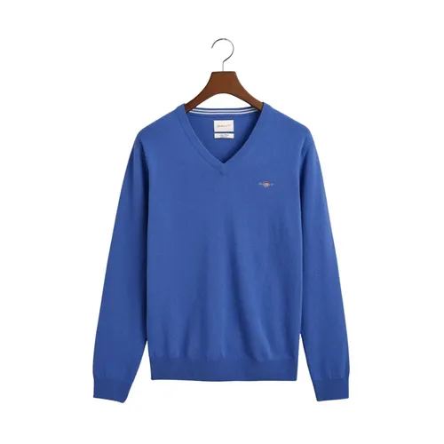 Knitwear > V-neck Knitwear - - Gant - Modalova