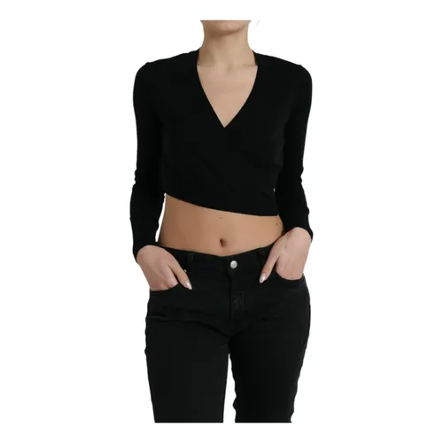 Knitwear > V-neck Knitwear - - Dolce & Gabbana - Modalova