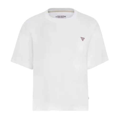 Guess - Tops > T-Shirts - White - Guess - Modalova