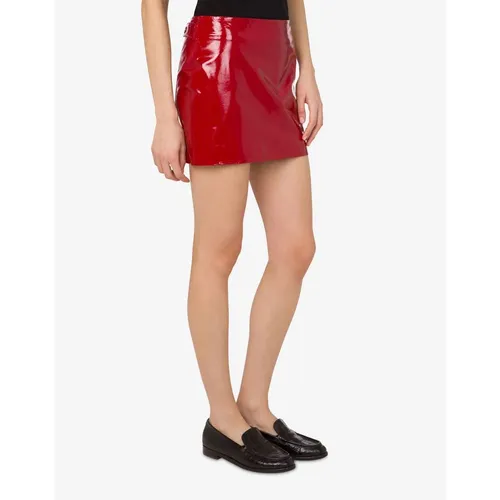 Skirts > Leather Skirts - - Moschino - Modalova