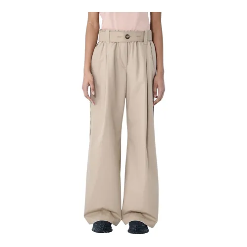 Trousers > Wide Trousers - - Moncler - Modalova