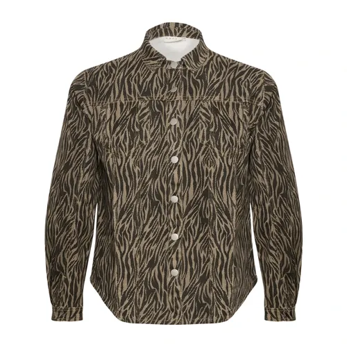 Jackets > Denim Jackets - - Kaffe Curve - Modalova