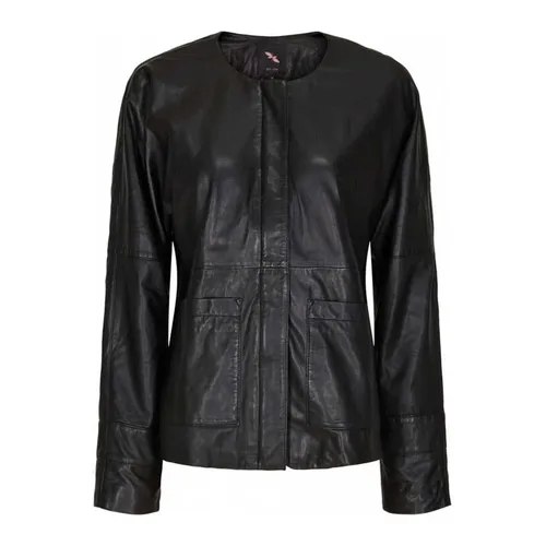 Jackets > Leather Jackets - - Btfcph - Modalova
