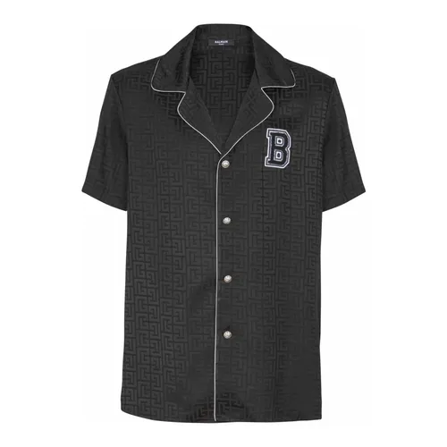 Shirts > Short Sleeve Shirts - - Balmain - Modalova