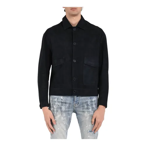 Jackets > Leather Jackets - - Salvatore Santoro - Modalova