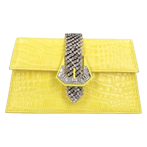 Gedebe - Bags > Clutches - Yellow - Gedebe - Modalova