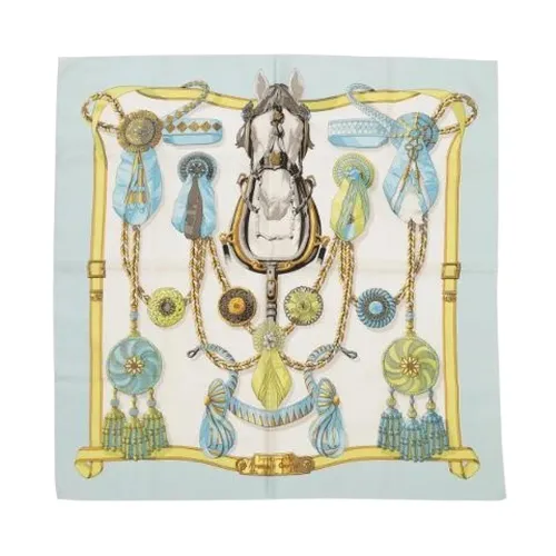 Pre-owned > Pre-owned Accessories > Pre-owned Scarves - - Hermès Vintage - Modalova