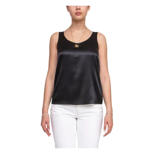 Tops > Sleeveless Tops - - Dolce & Gabbana - Modalova