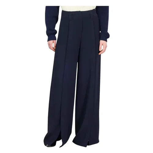 Trousers > Wide Trousers - - Semicouture - Modalova