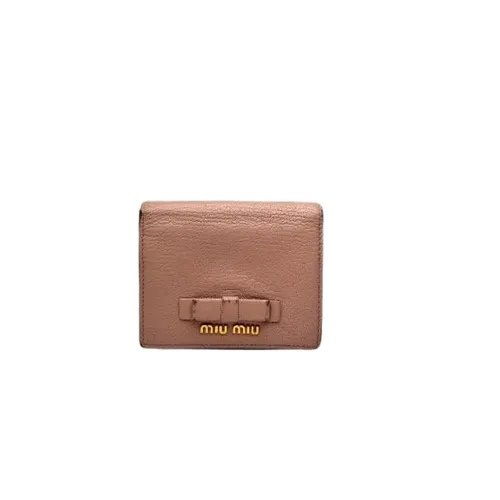 Pre-owned > Pre-owned Accessories > Pre-owned Wallets - - Miu Miu Pre-owned - Modalova