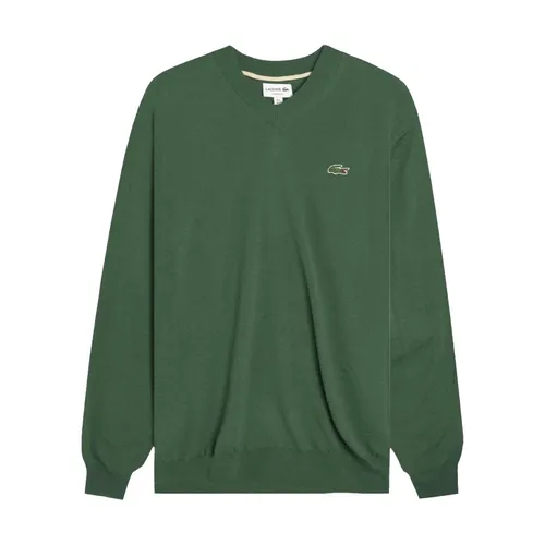 Knitwear > V-neck Knitwear - - Lacoste - Modalova