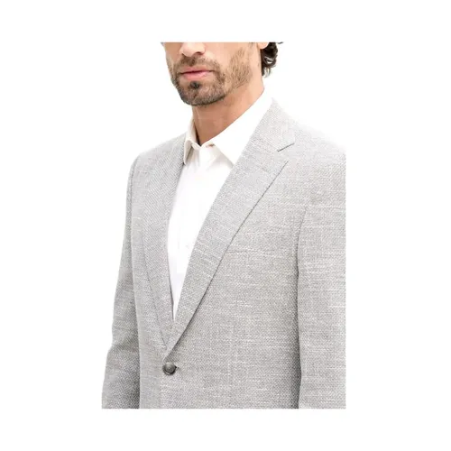 Hugo - Jackets > Blazers - Gray - Hugo - Modalova