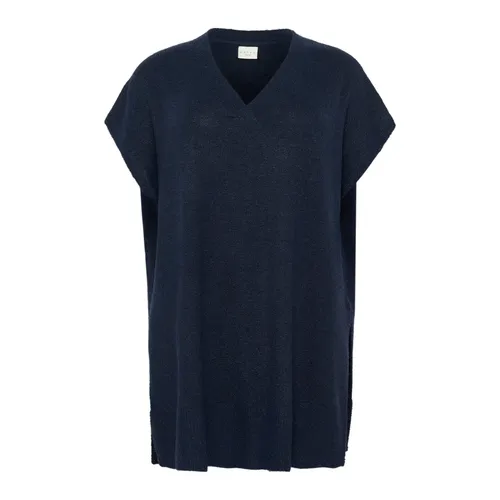 Knitwear > V-neck Knitwear - - Kaffe Curve - Modalova