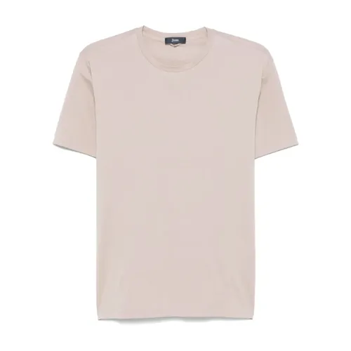 Herno - Tops > T-Shirts - Beige - Herno - Modalova