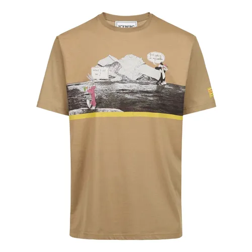 Iceberg - Tops > T-Shirts - Beige - Iceberg - Modalova