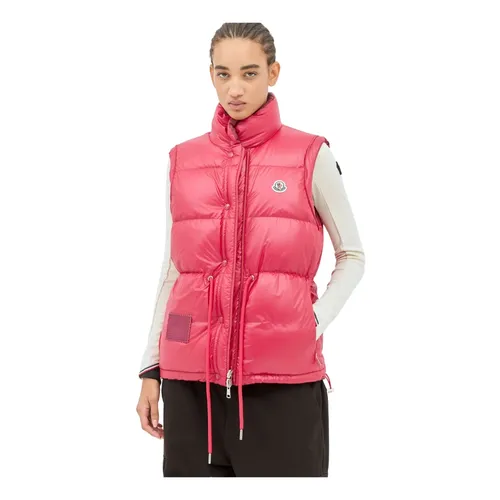 Moncler - Jackets > Vests - Red - Moncler - Modalova
