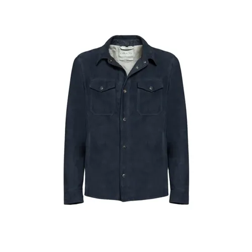Jackets > Leather Jackets - - Gimo's - Modalova