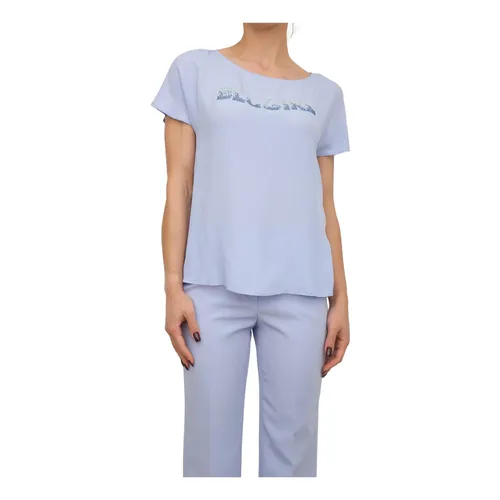 Blugirl - Tops > T-Shirts - Blue - Blugirl - Modalova