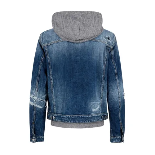 Jackets > Denim Jackets - - Dsquared2 - Modalova