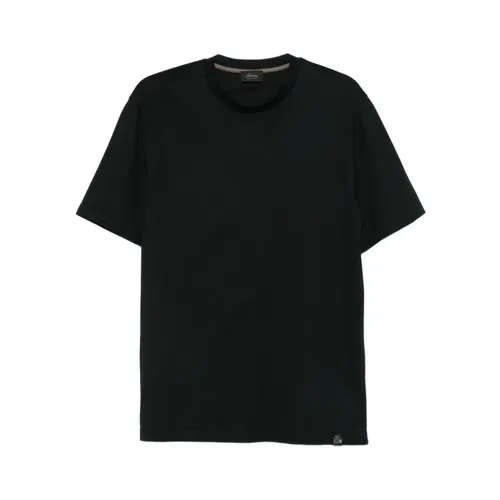Brioni - Tops > T-Shirts - Black - Brioni - Modalova