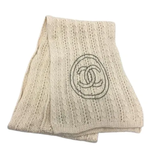 Pre-owned > Pre-owned Accessories > Pre-owned Scarves - - Chanel Vintage - Modalova