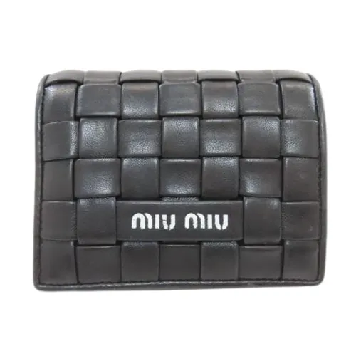 Pre-owned > Pre-owned Accessories > Pre-owned Wallets - - Miu Miu Pre-owned - Modalova