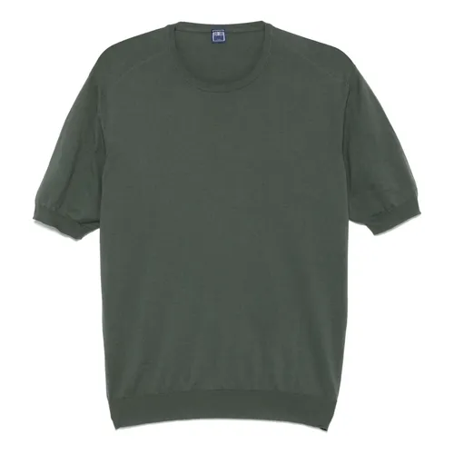 Fedeli - Tops > T-Shirts - Green - Fedeli - Modalova