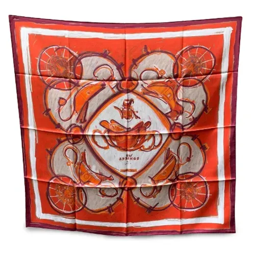Pre-owned > Pre-owned Accessories > Pre-owned Scarves - - Hermès Vintage - Modalova