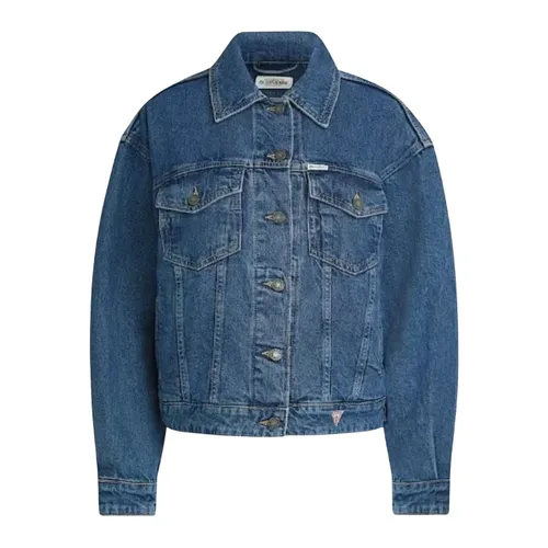 Jackets > Denim Jackets - - Guess - Modalova
