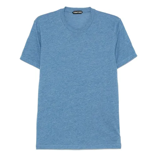 Tom Ford - Tops > T-Shirts - Blue - Tom Ford - Modalova