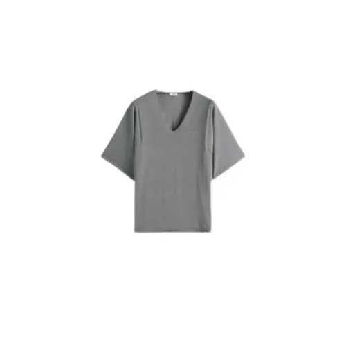 Aspesi - Tops > T-Shirts - Gray - Aspesi - Modalova