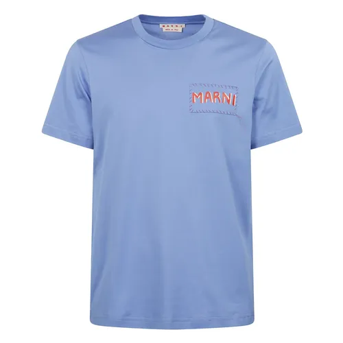 Marni - Tops > T-Shirts - Blue - Marni - Modalova