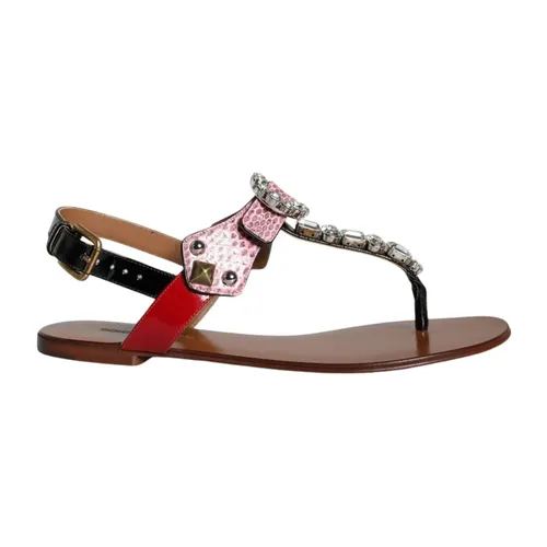 Shoes > Sandals > Flat Sandals - - Dolce & Gabbana - Modalova