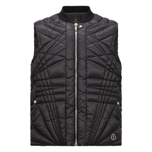 Moncler - Jackets > Vests - Black - Moncler - Modalova