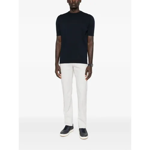 Lardini - Tops > T-Shirts - Blue - Lardini - Modalova