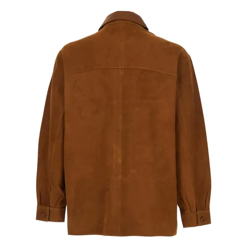 Jackets > Leather Jackets - - Sunflower - Modalova